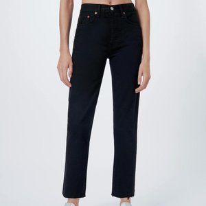 NWT RE/DONE Comfort Stretch High Rise Stove Pipe27